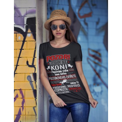 Pozor, jezdím na koni